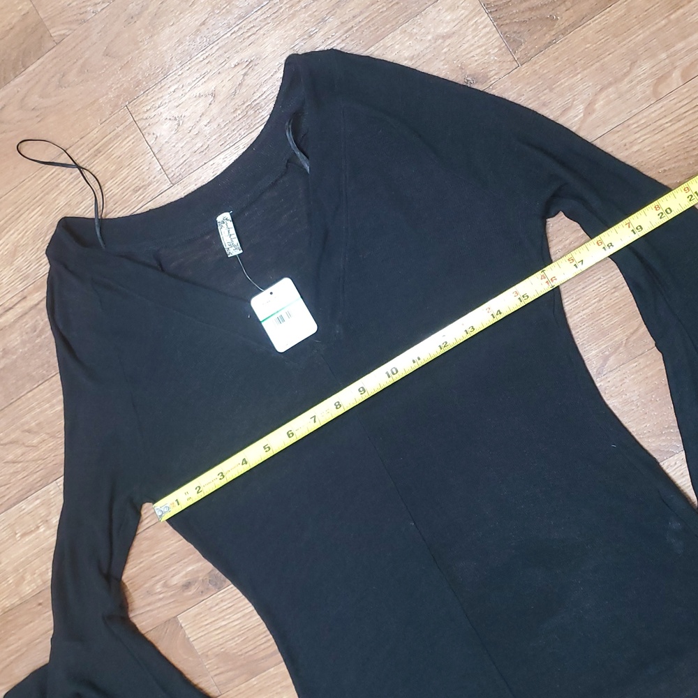 Free People Black Knit Top - Picture 5 of 5